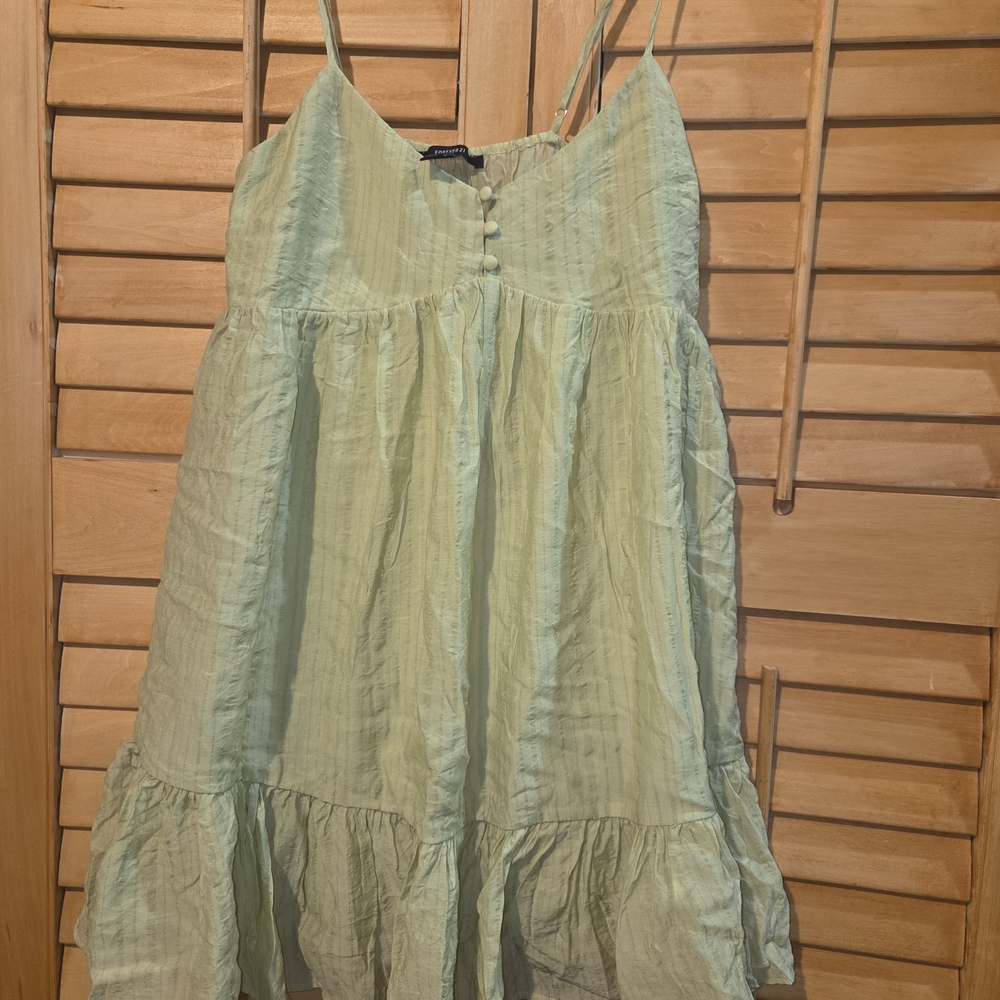 Lime Green Babydoll Dress